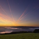 magical dawn at the rursee